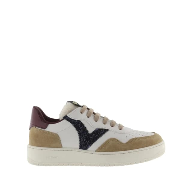 VICTORIA Leather Trainers white/beige Women 36 (3.5);38 (5);39 (5.5 to 6);40 (6.5);41 (7)