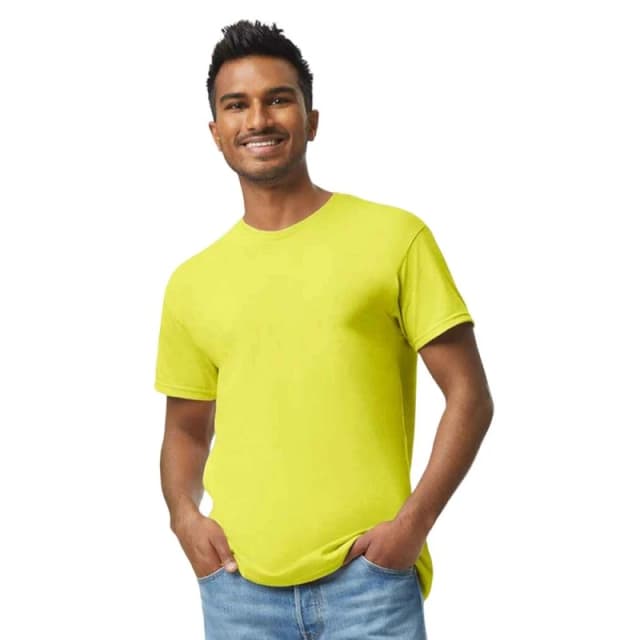 Gildan Mens Heavy Cotton T-Shirt in Green Size: Small Green Male S