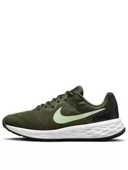 Nike Revolution Junior Unisex Trainers, Dark Green, Size 3