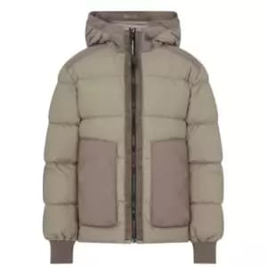 CP COMPANY BoyS Mixed Goggle Jacket - Green
