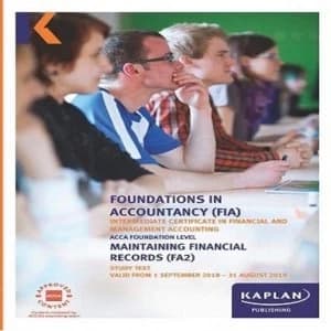 FA2 - MAINTAINING FINANCIAL RECORDS - STUDY TEXT Paperback / softback 2018
