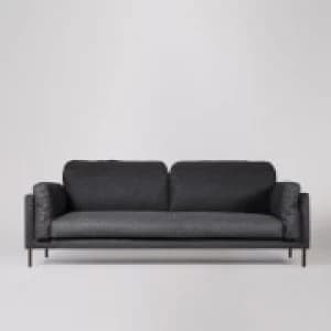 Swoon Munich Smart Wool 3 Seater Sofa - 3 Seater - Anthracite