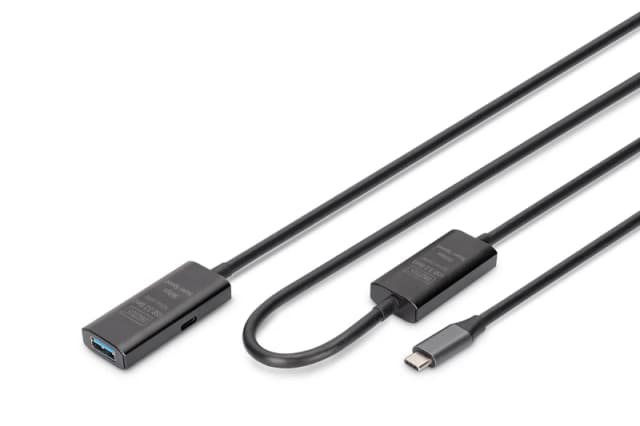 Digitus Active USB 3.2 Gen1 5G extension cable. USB-C - USB-A. 10m