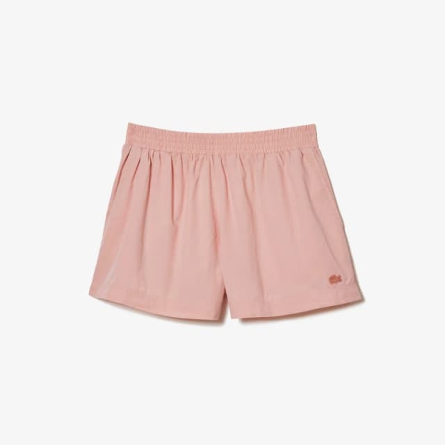 Lacoste Womens Bermuda Fleece Jogger Shorts Eco Pink female 6 (34)