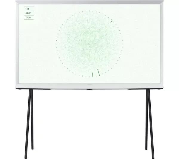55" Samsung The Serif QE55LS01DAUXXU Smart 4K Ultra HD HDR QLED TV with Bixby & Amazon Alexa - Cloud White 8806095569703