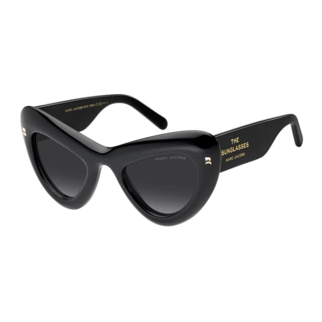 Marc Jacobs Womens Cat Eye Round Sunglasses Crystal Black female 48 cm