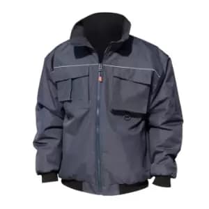 Result Mens Workguard Sabre Pilot Work Jacket (XL) (Navy Blue)