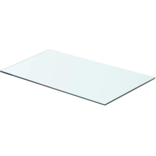 vidaXL Shelf Panel Glass Clear 60x30cm Storage Plate Sheet Shelving Display