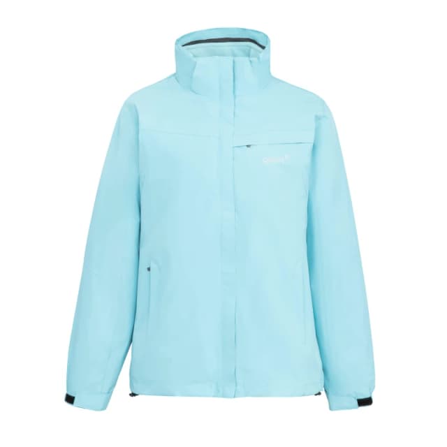 Gelert Womens 3-in-1 Waterproof Windproof Detachable Hood Long Sleeve Jacket Light Blue female 6 (34)