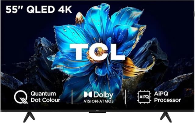 TCL 55" 55P7K-UK Smart 4K Ultra HD QLED TV