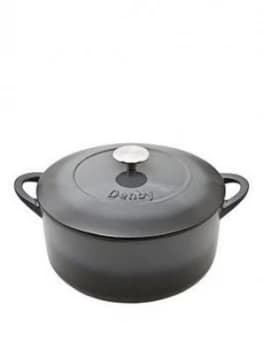 Denby Halo 26Cm Cast Iron Round Casserole Pot