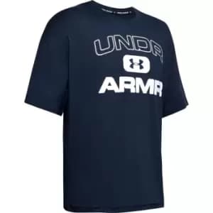 Under Armour Armour Moments Short Sleeve T Shirt Mens - Blue