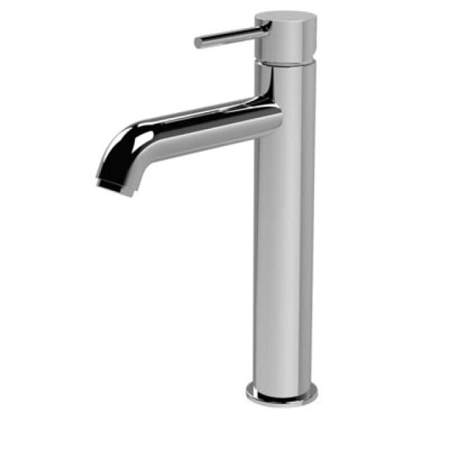 BALTERLEY Round Minimalist Tall Mono Basin Mixer Tap - Chrome BTB370