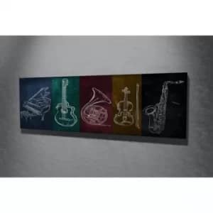 PC027 Multicolor Decorative Canvas Painting