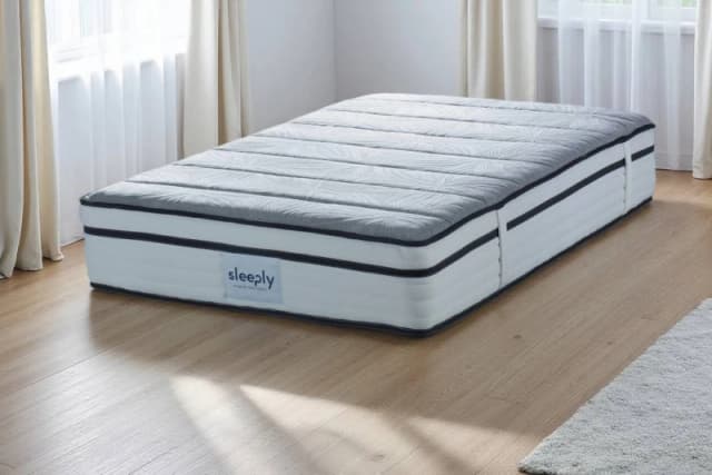 Outdoor Living Sleeply Hybrid Mattress - Simply Sleep in Grey Size: Single Grey Unisex Single