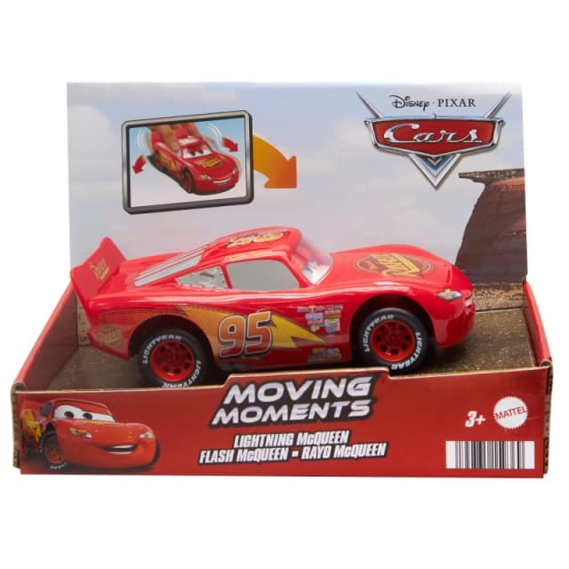 Disney Cars Disney Cars Moving Moments Lightning McQueen Toy Car
