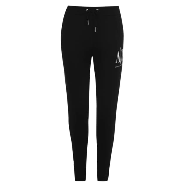Armani Exchange Logo Jogging Bottoms Black 1200 female 8 (XS)