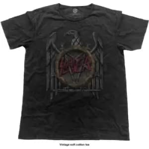 Slayer - Eagle Unisex XX-Large Vintage T-Shirt - Black