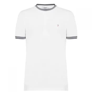 Farah Vintage Texas Short Sleeve T Shirt - 104 White