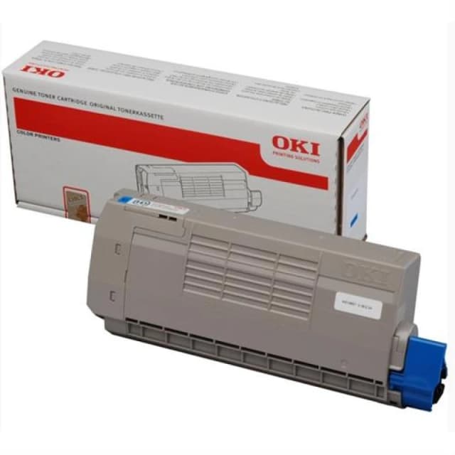 OKI OKI Cyan Toner Cartridge. Colour toner page yield: 11500 pages Printing colours: Cyan 44318607