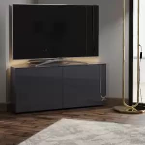 Intel LED Corner TV Unit Grey