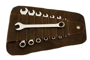 Genuine GUNSON 77124 Whitworth Combination Spanner Set - 8pc