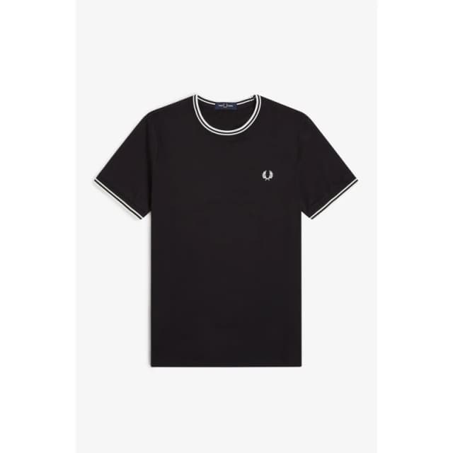 Fred Perry Twin Tipped T-Shirt Black 102 male L