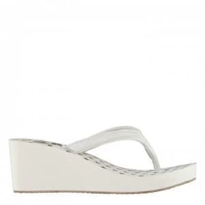 SoulCal EVA Ladies Wedge Sandals - White