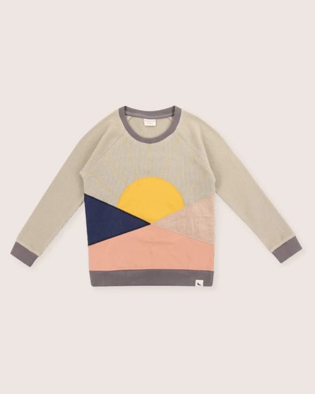 Turtledove London Colourblock Sunrise Sweatshirt Size: 1-2 Years Multicolor Unisex 1-2 Years