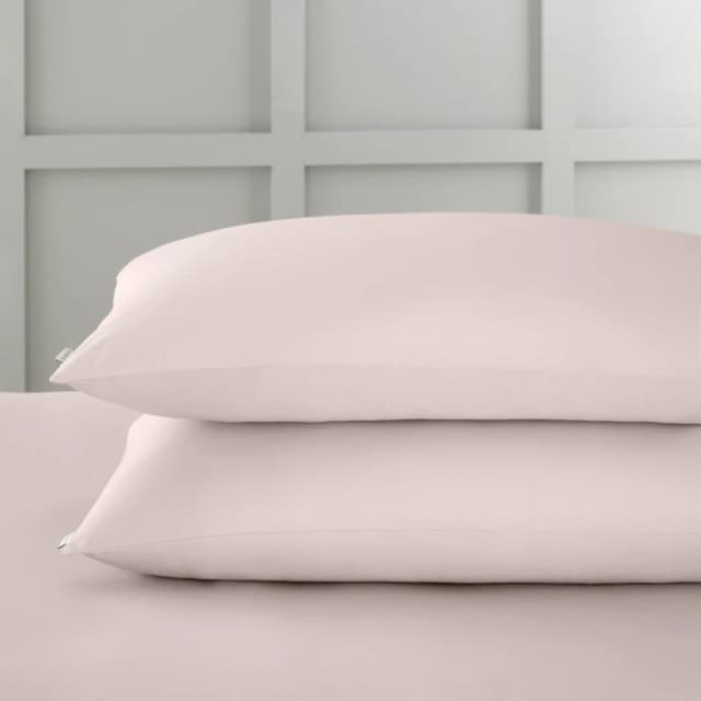 Bianca '400 Thread Count Cotton Sateen' Standard Pillowcases Pink