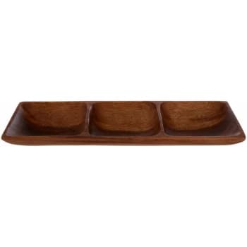 Kora 3 Section Rectangular Serving Dish - Premier Housewares