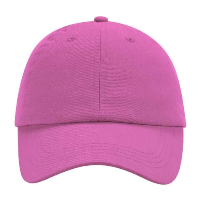 Beechfield 6 Panel Low Profile Baseball Cap in Pink Pink Unisex One Size