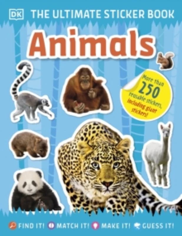 Ultimate Sticker Book Animals Paperback / softback