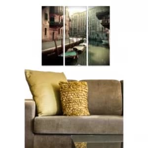 MDF2343113 Multicolor Decorative MDF Painting (3 Pieces)