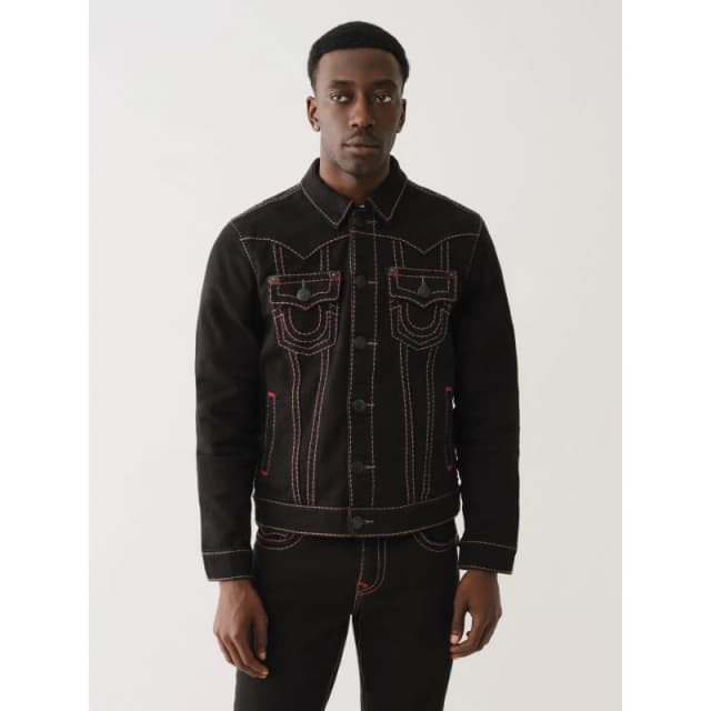 True Religion True Jimmy Jacket 2Sb Black Rinse male M