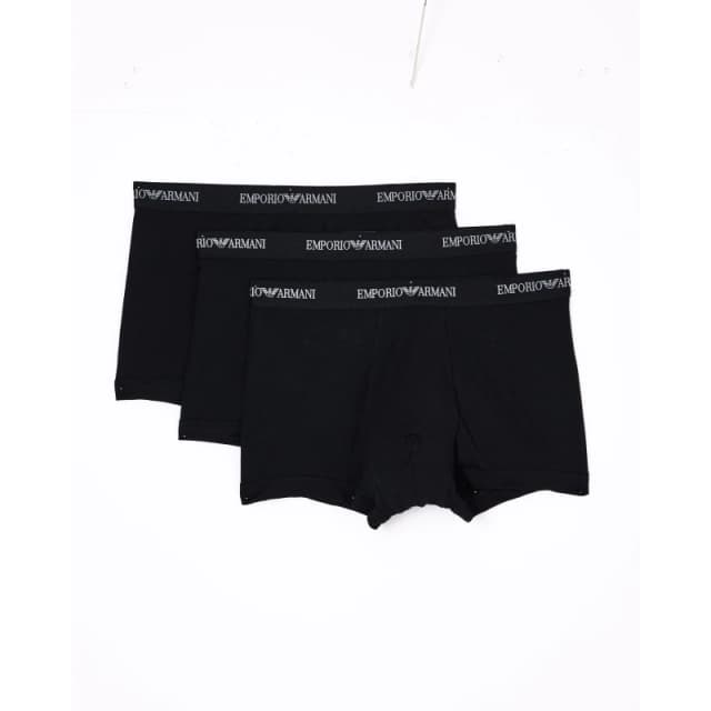 Emporio Armani 3 PACK TRUNK AF14132 mens Boxer shorts in Black
