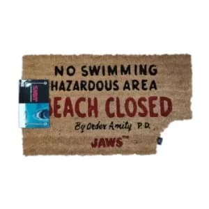 Jaws Doormat Beach Closed 43 x 72 cm