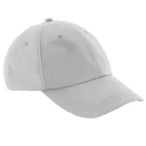 Beechfield Unisex Outdoor Waterproof 6 Panel Baseball Cap (One Size) (Light Grey)
