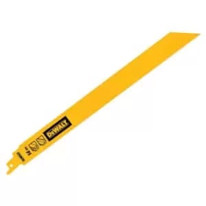 DEWALT - Bi-Metal 1" High Metal Reciprocating Blade 304mm x 14 tpi (Pack 5)