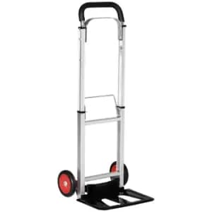 Durhand Folding Trolley On Wheels With Extended Handle