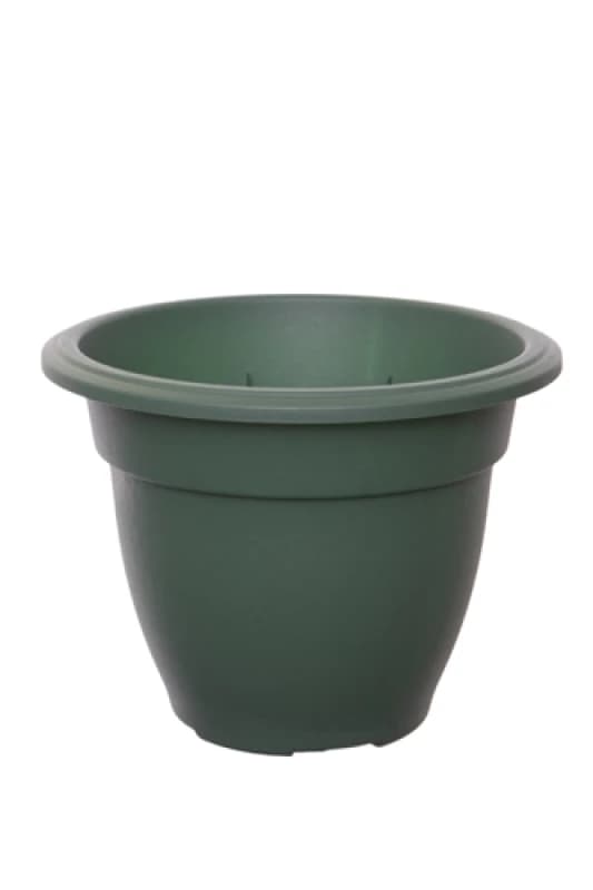 Whitefurze 55cm Round Bell Planter, Forest Green