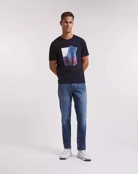 BOSS Mid Wash Casual Straight Fit Jean