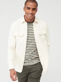 Selected Homme Jackson Long Sleeve Shirt, White Size M Men