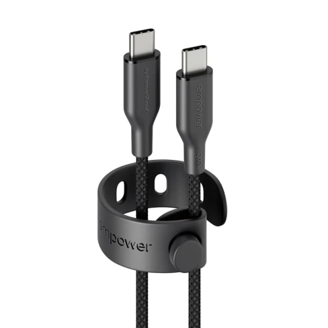 PanzerGlass PanzerGlass empower by Racing 240W USB-C to USB-C Cable USB 2.0 1.2M Space Black EM64861