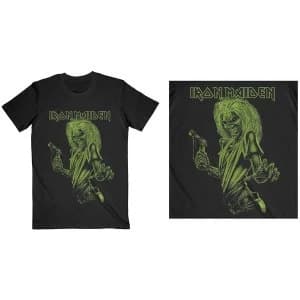 Iron Maiden - One Colour Eddie Unisex Large T-Shirt - Black