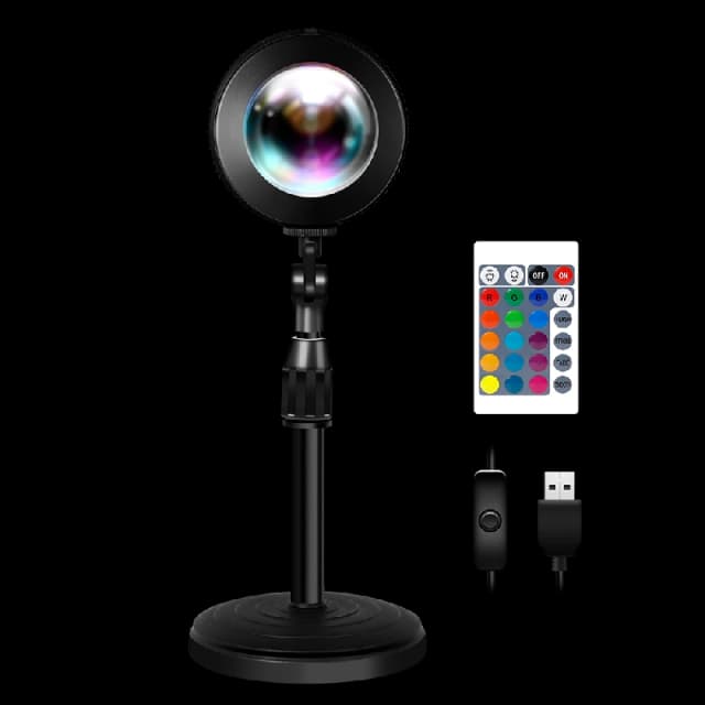 LogiLink LED Sunset Lamp. 5W. w/ remote