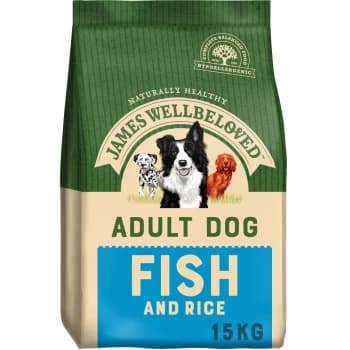 James Wellbeloved Adult Fish and Rice Dog Food 15kg