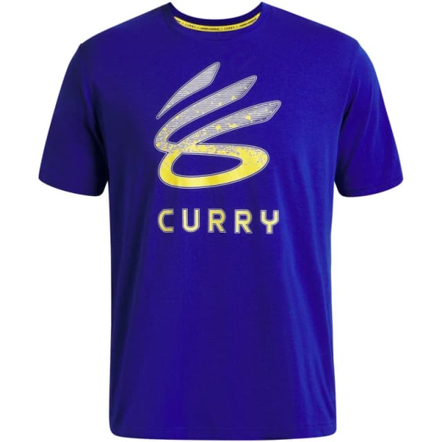 Under Armour Curry Logo Trend T-Shirt Mens - Blue Blue S