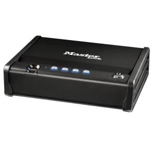 3-in-1 Home Safe with Fingerprint Code and Key Operation