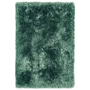 Asiatic Plush Shaggy Rug - 70 x 140cm - Petrol
